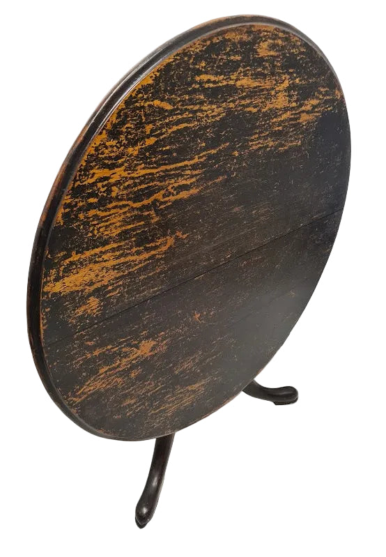 Antique Queen Anne Tilt Top Table, 19th Century