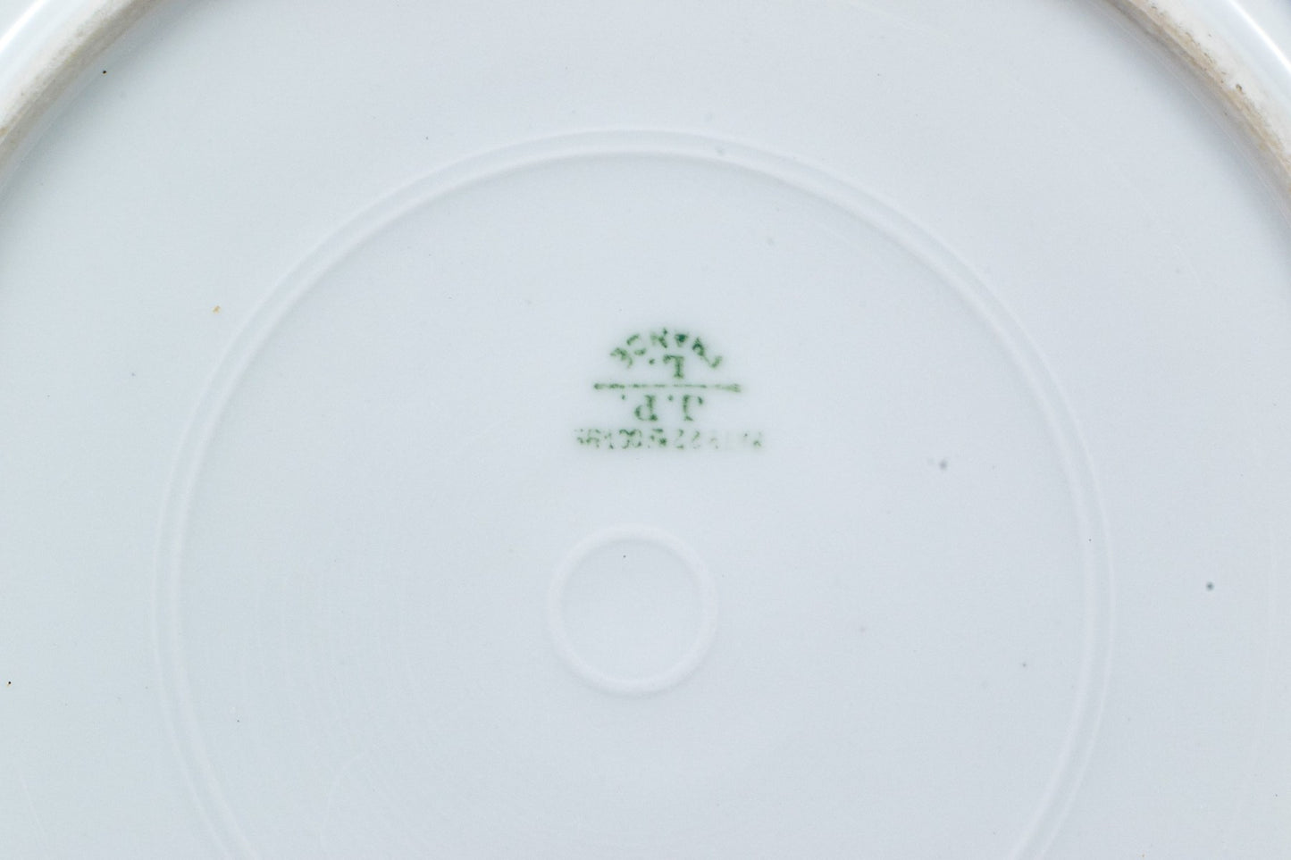 Set Of Six French Porcelain Breads And Butter Dishes