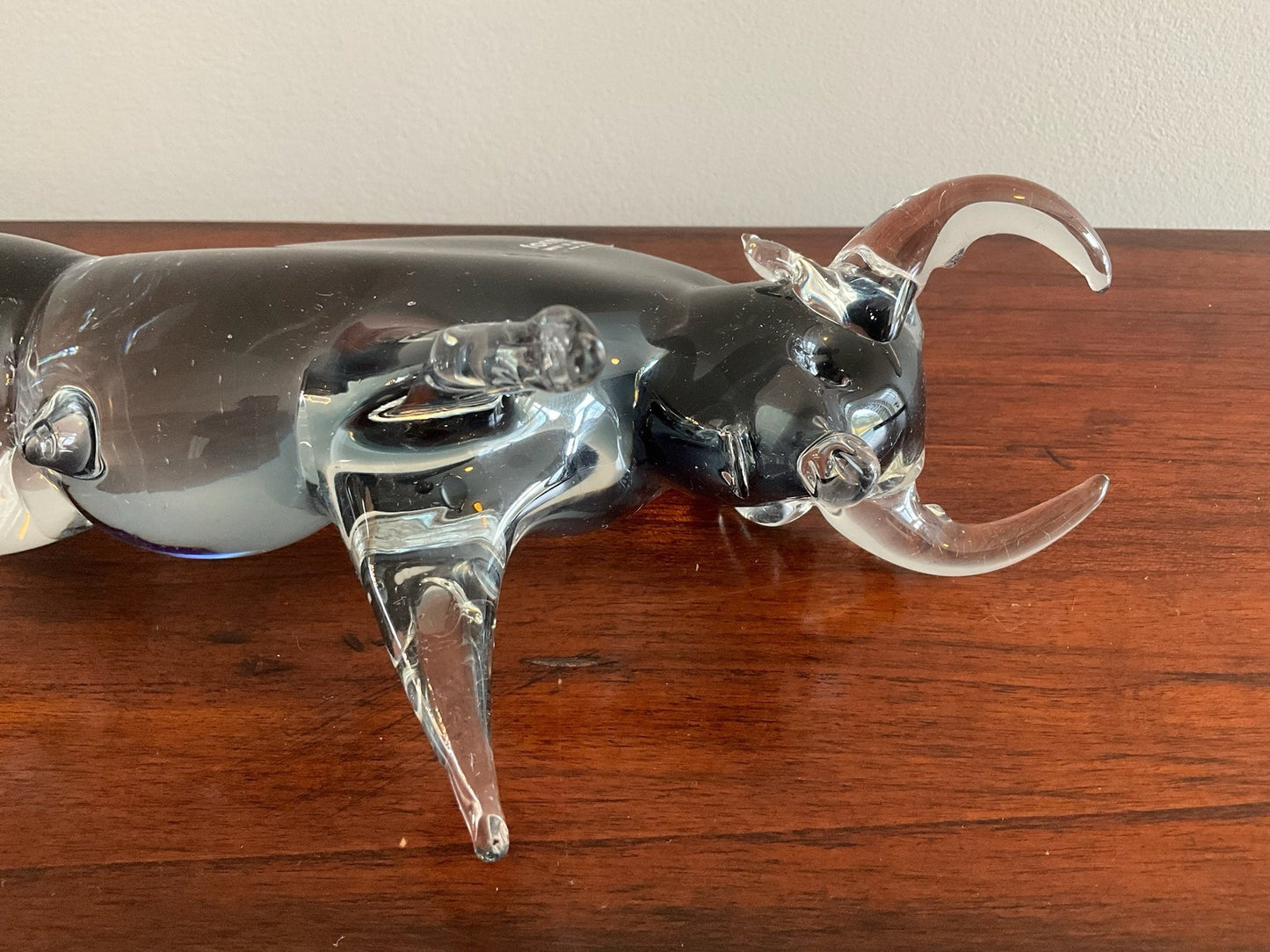 Formia Vetri Di Murano Glass Bull Figurine Made In Italy