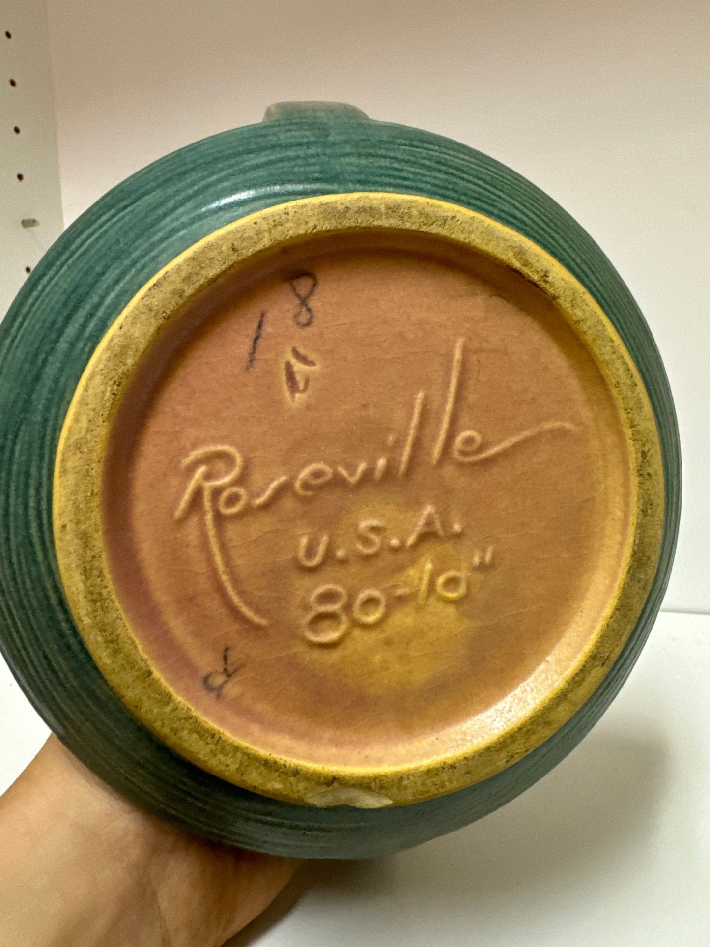 Original Roseville Water Lily Vase