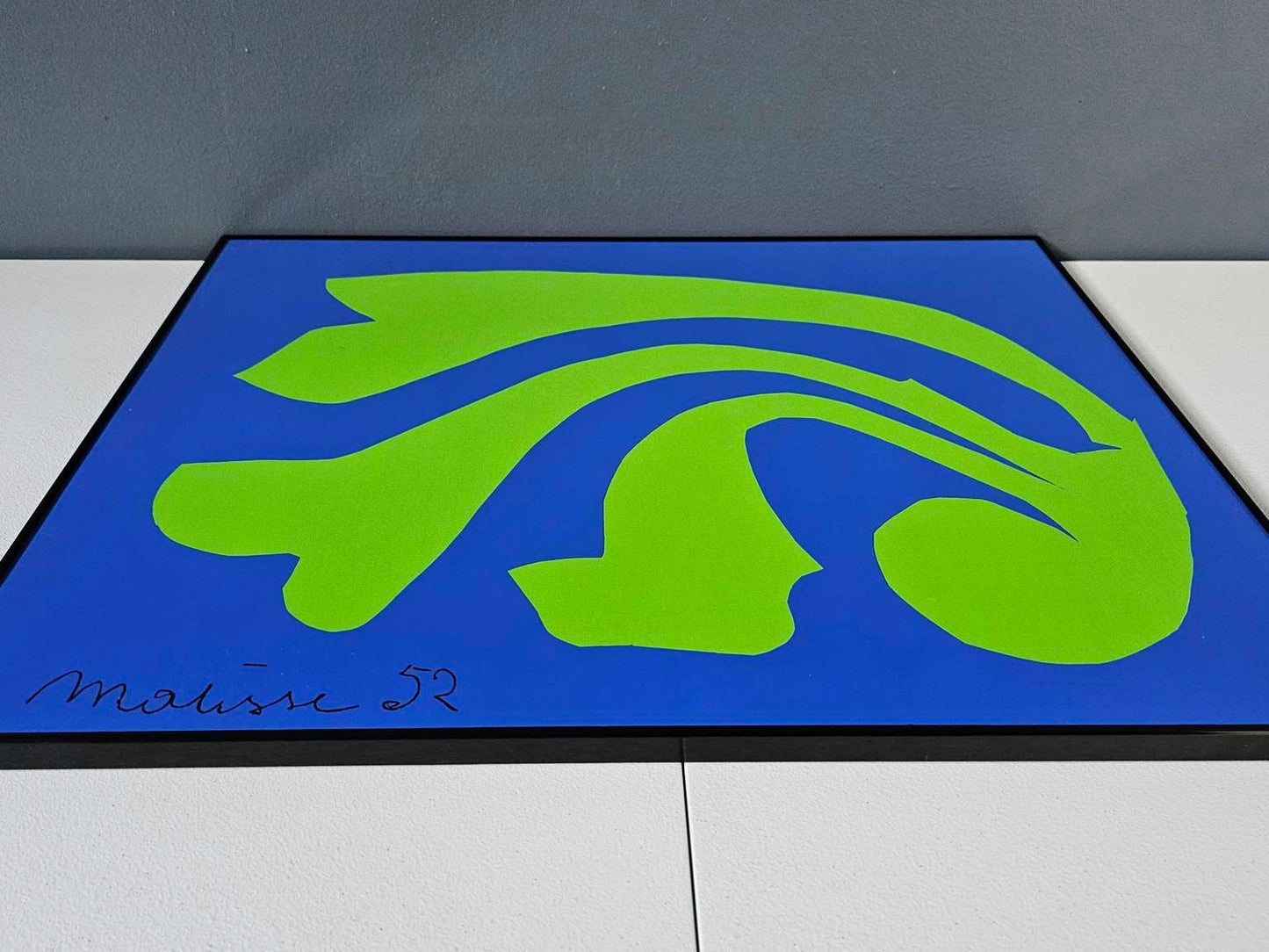 Original Henri Matisse (France 1869-1954) L'Escargot Framed Screenprint Serigraph