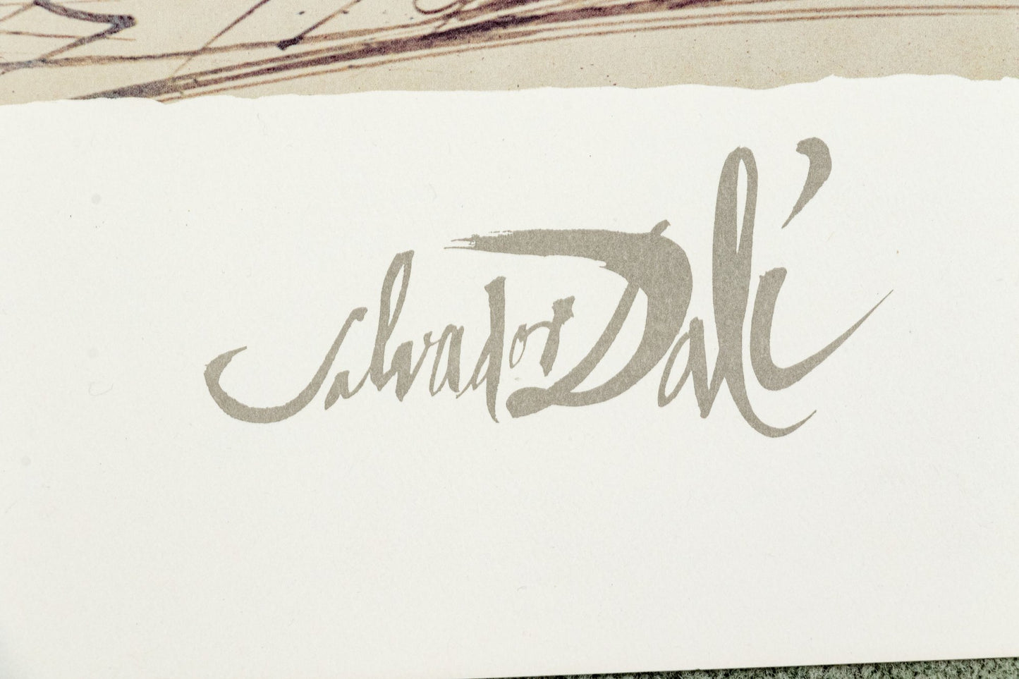 Suite Of Six After Salvador Dali Lithographic Prints On Paper by the Master Chromist Vincenzo Salermo