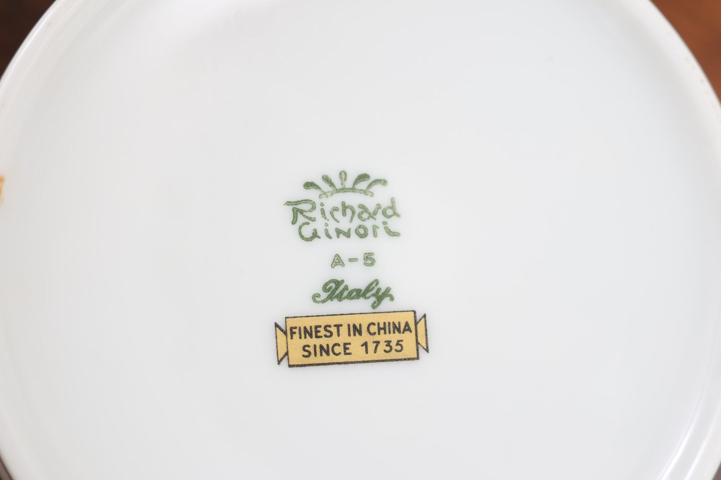 Richard Ginori "Palermo" Green Dish Set 67 Pieces
