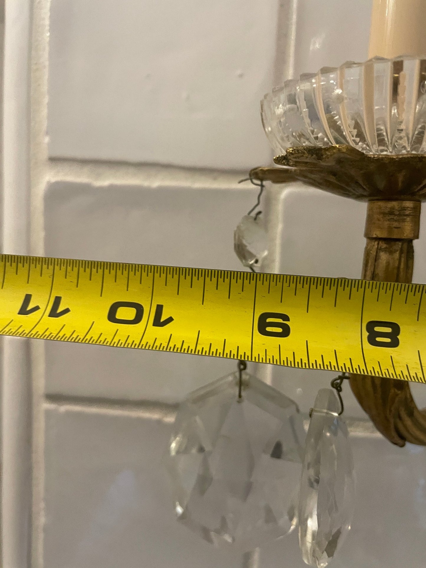 Beautiful Pair of Vintage French Style Ornate Double Light Sconces