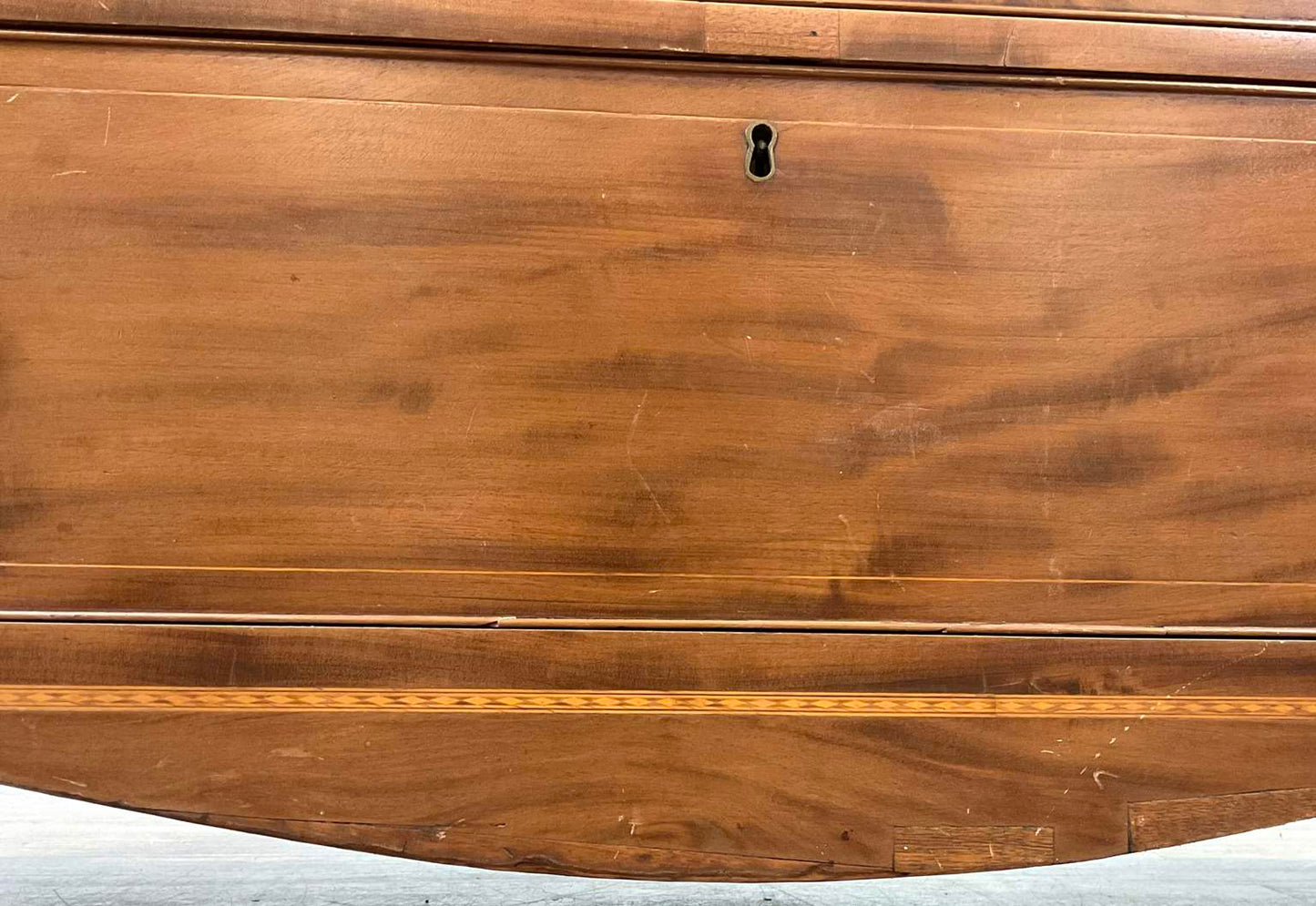 Antique Early 1800 Georgian English Secretaire Cabinet, Walnut
