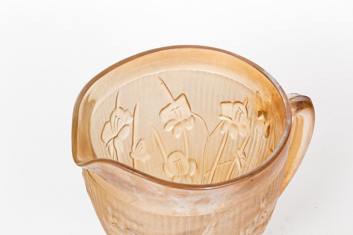 Jeannette Glass Co. Marigold Carnival Glass Lemonade Set