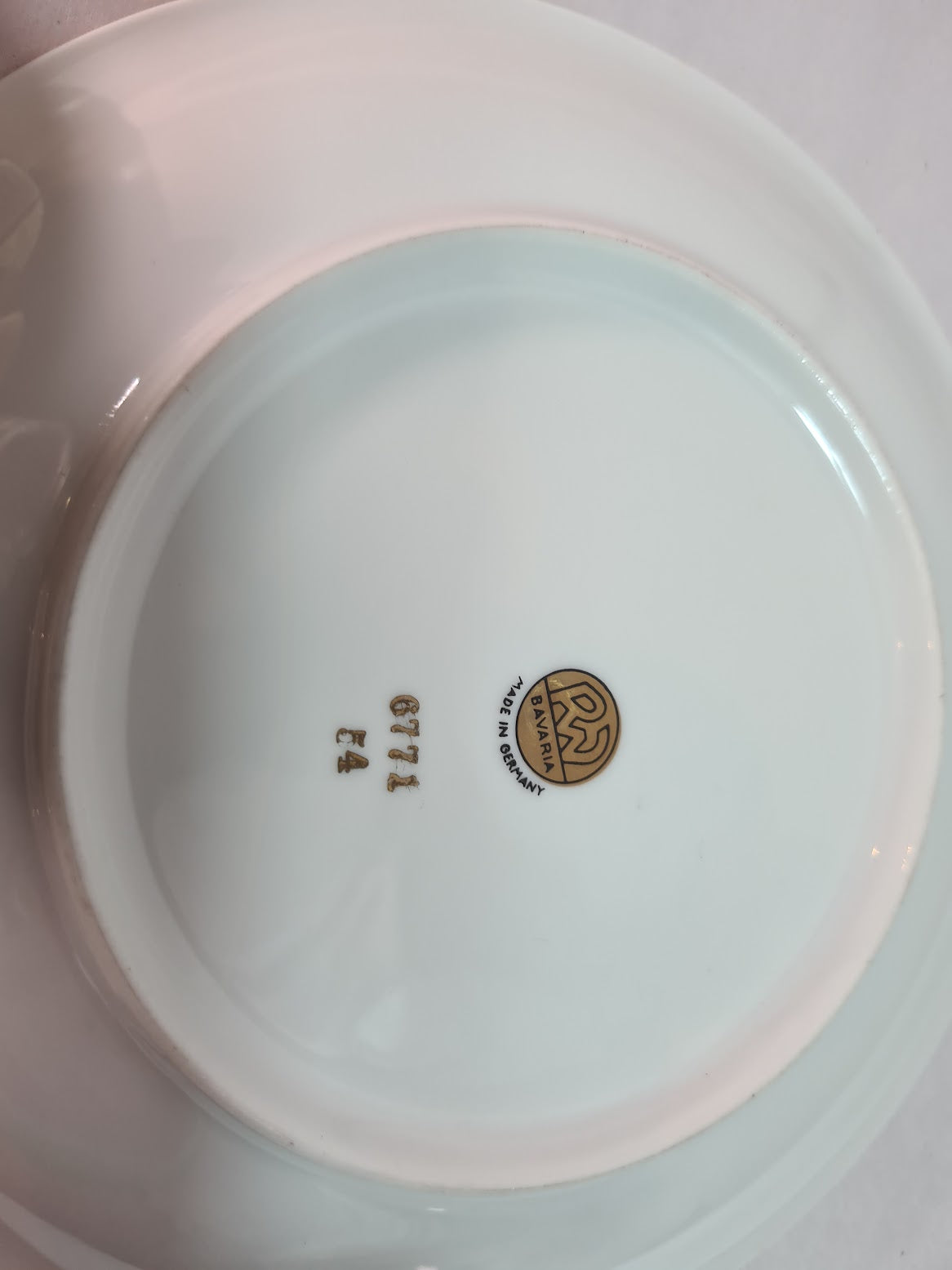 Rare RW Rudolf Wachter Bavaria Black &amp; Gold #6771 Tea Cup Saucer Trio