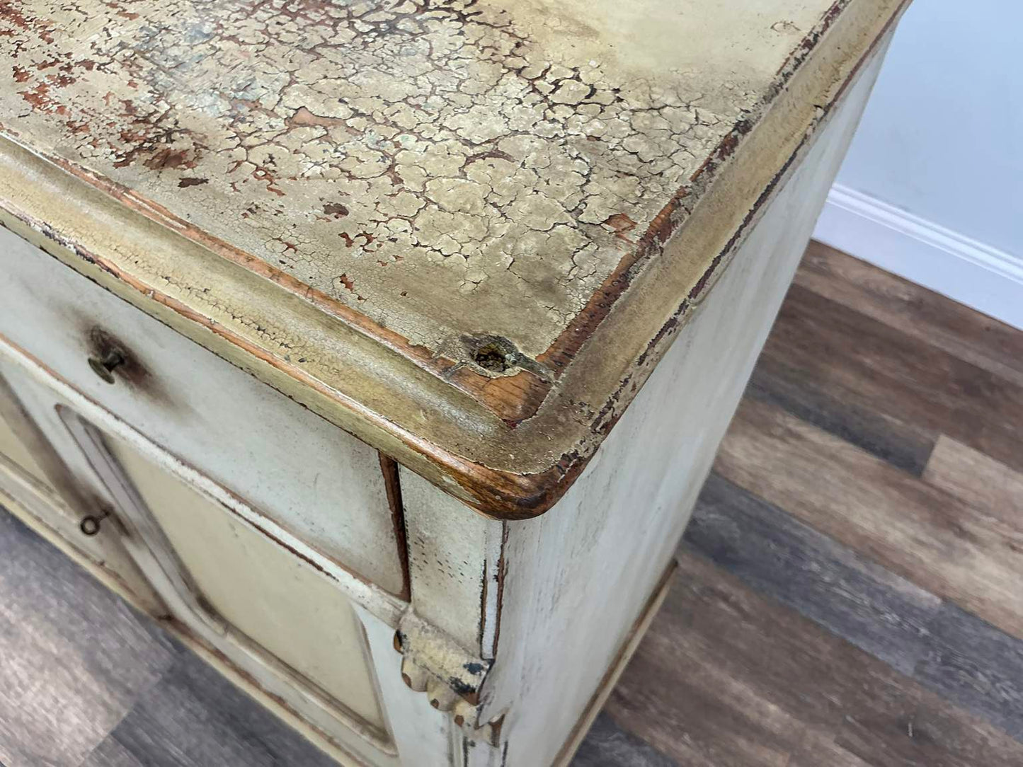 Antique Gustavian Pine Cottage Style Sideboard