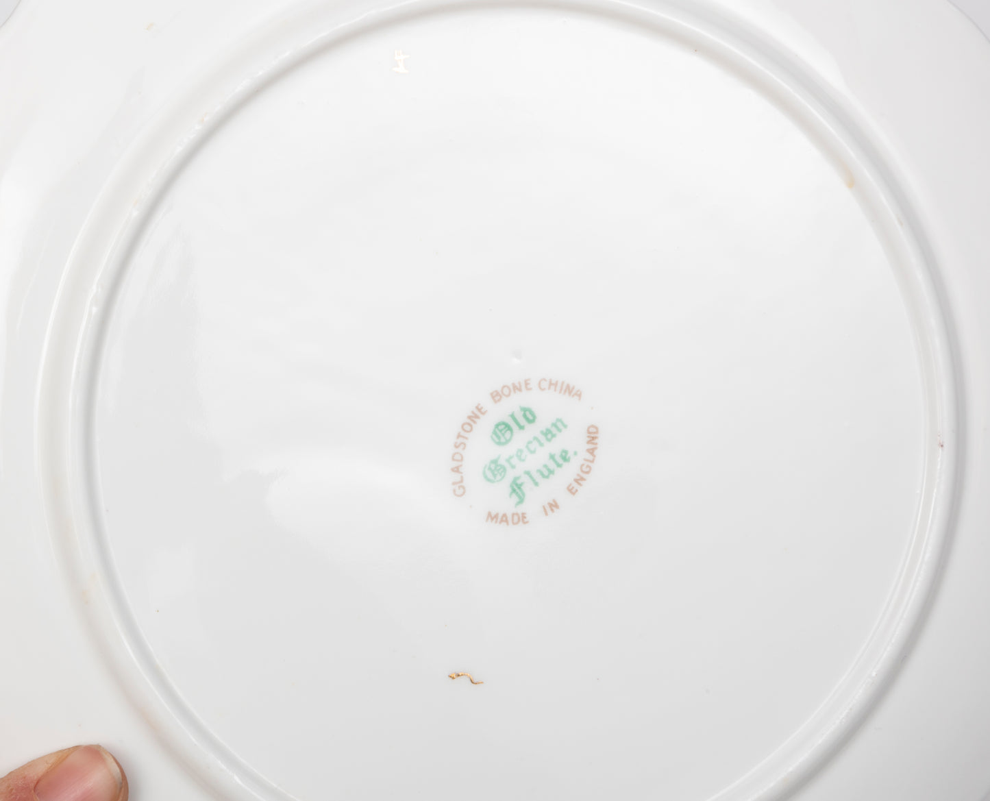 Old Grecian Flute Luncheon Dish Set