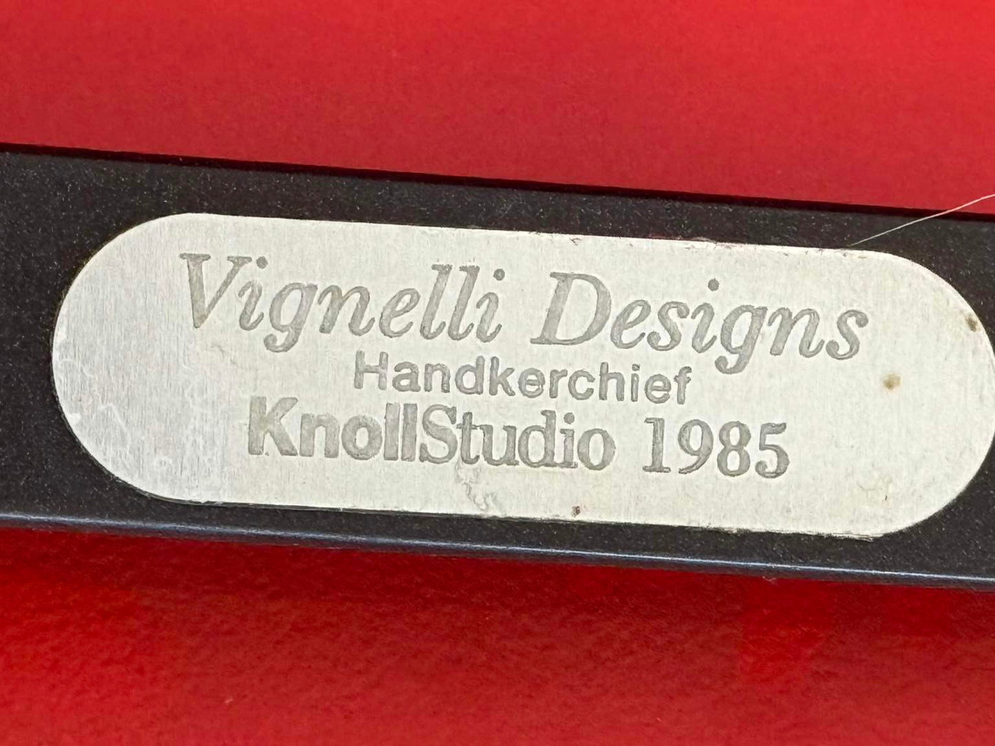 Handkerchief Chairs with Matching Table by Massimo & Lella Vignelli for Knoll International - 5pcs