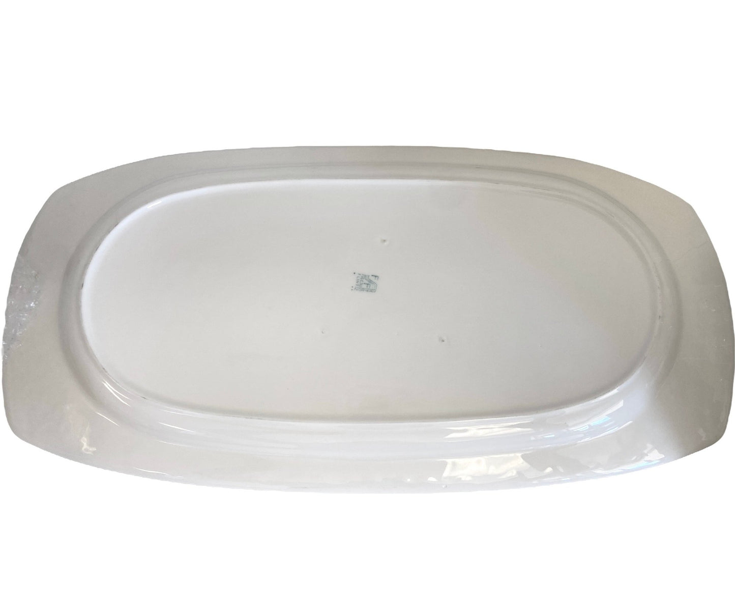 Mid Century Figgjo Flint Norwegian Fish Platter And Eight Plates