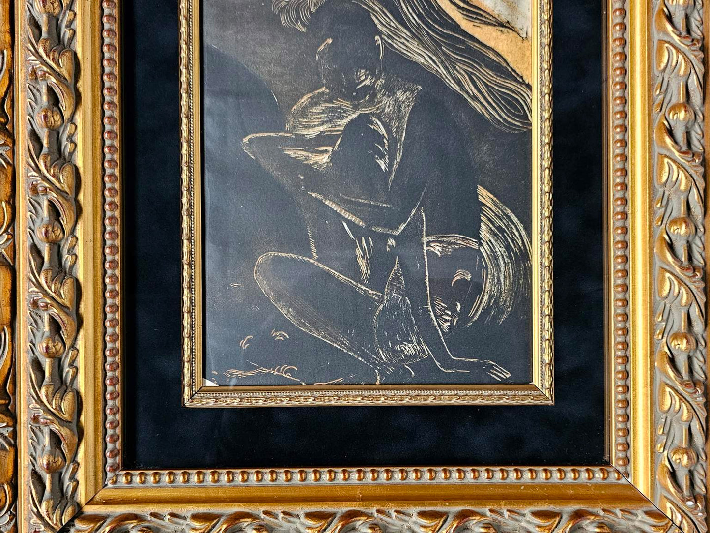 Original Paul Gauguin (French 1818-1903) 1926 Gallery Framed Collotype