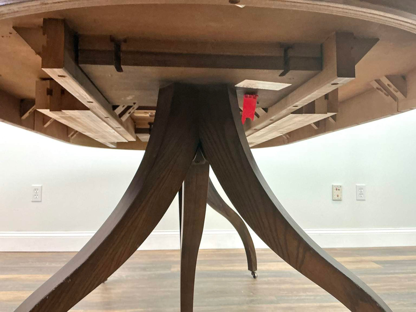 Hickory “Ingold” Mahogany Oval Expansion Dining Table