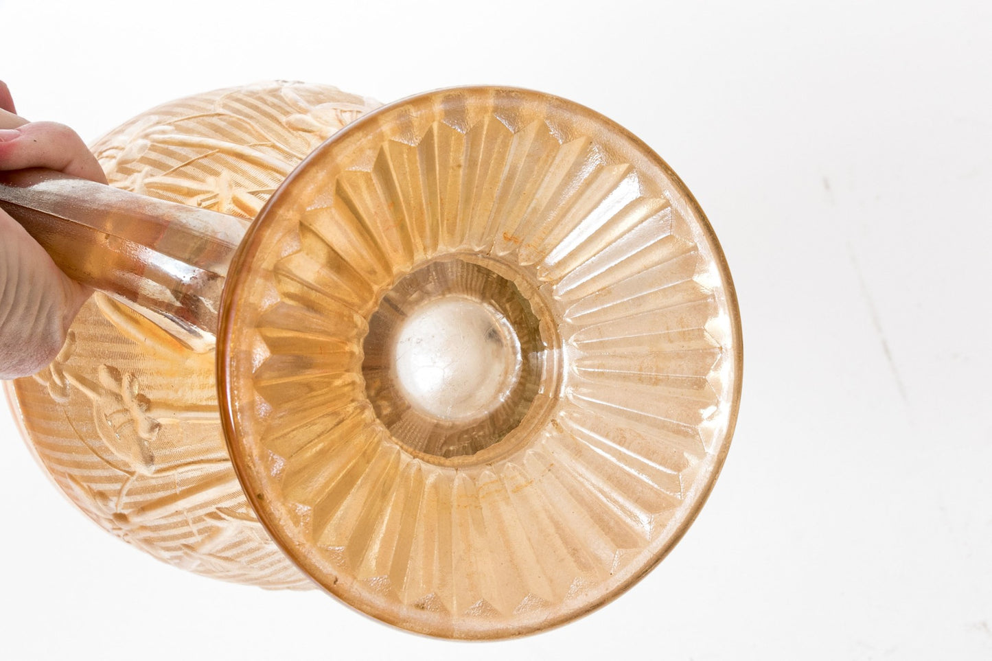 Jeannette Glass Co. Marigold Carnival Glass Lemonade Set