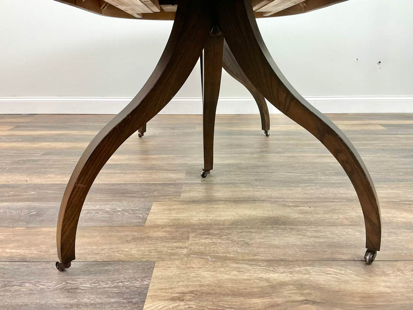 Hickory “Ingold” Mahogany Oval Expansion Dining Table