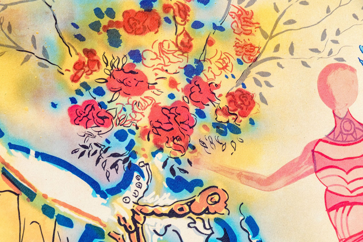 Suite Of Six After Salvador Dali Lithographic Prints On Paper by the Master Chromist Vincenzo Salermo