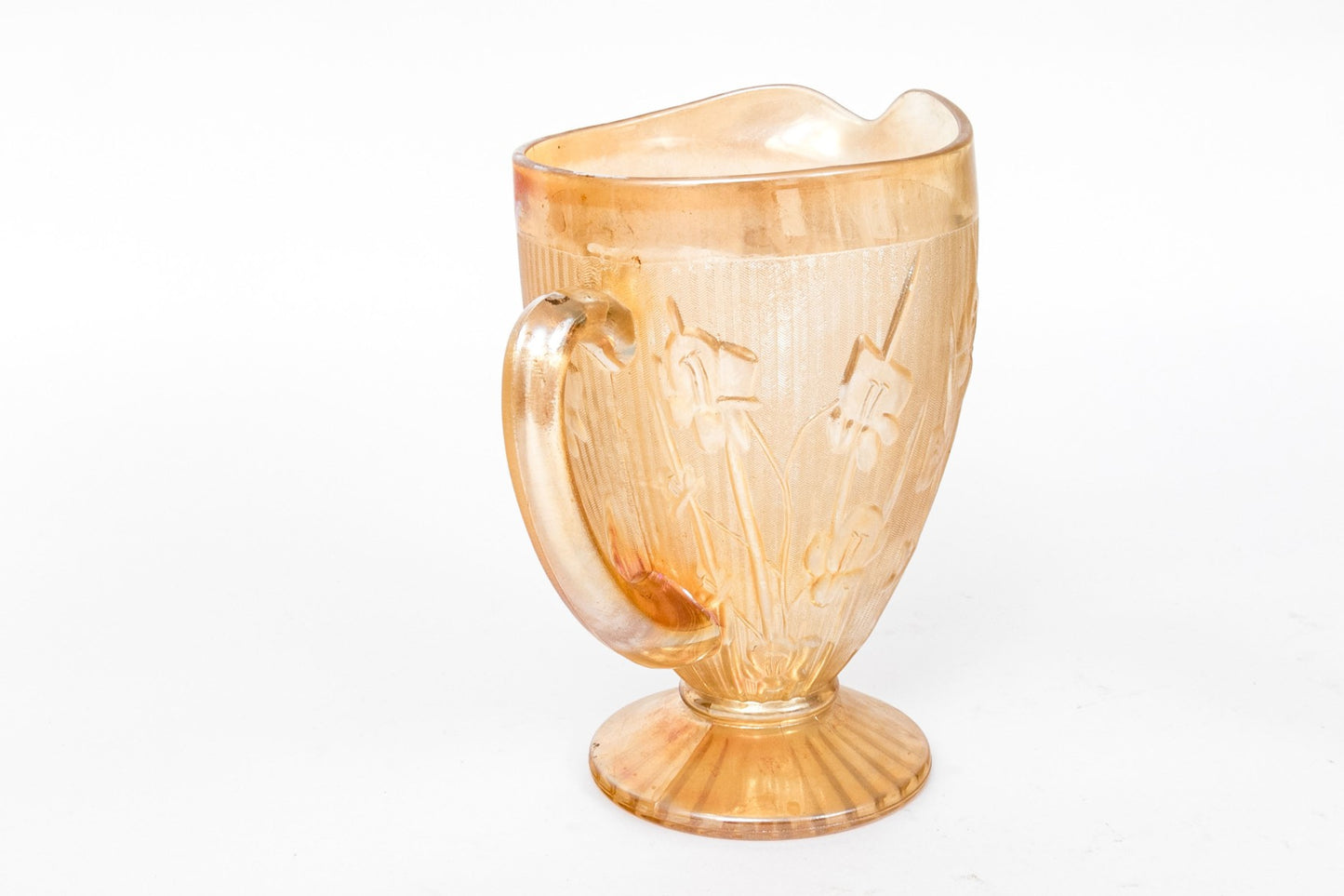 Jeannette Glass Co. Marigold Carnival Glass Lemonade Set
