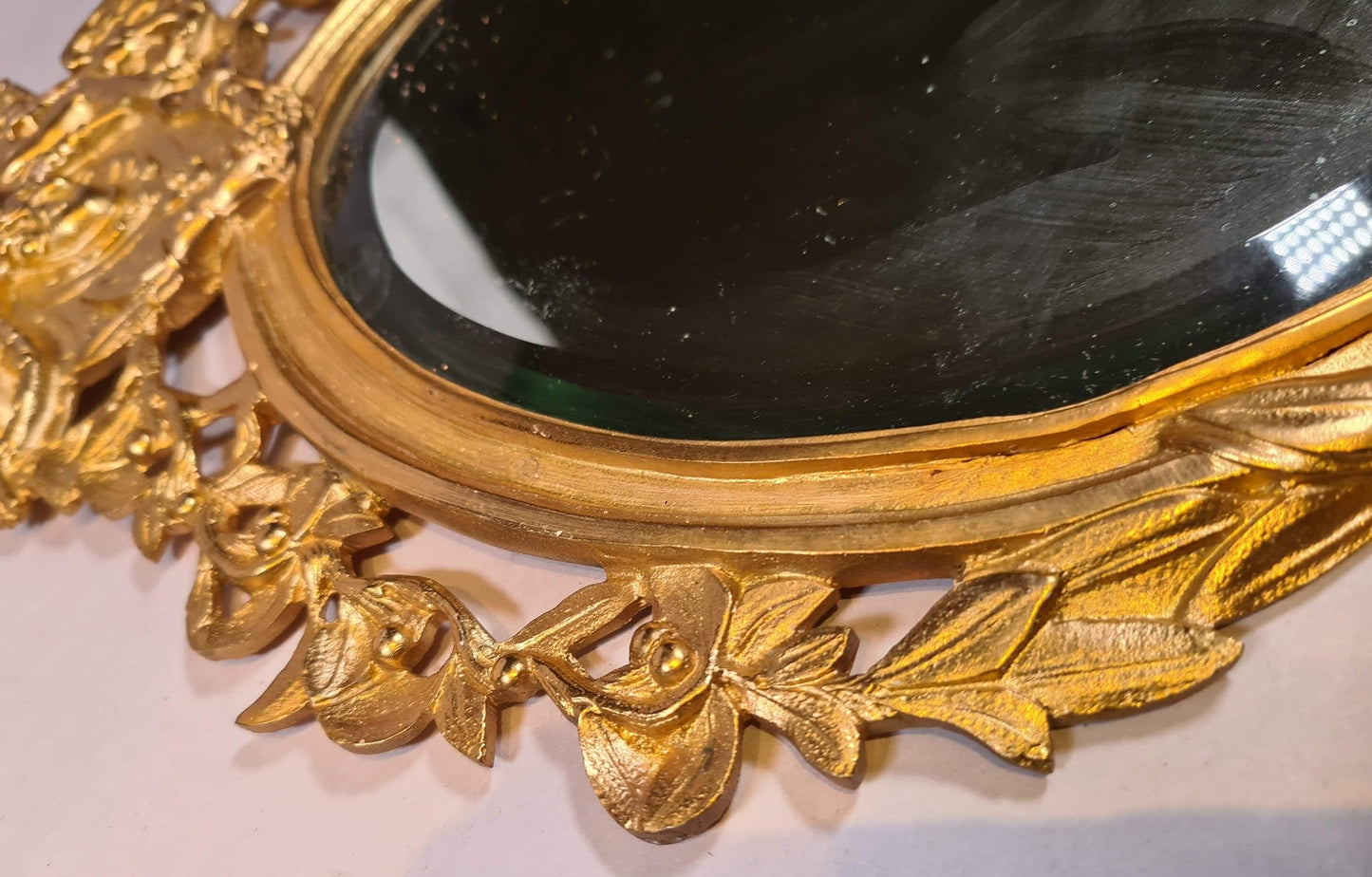 Gilt Brass Sconce  2/2