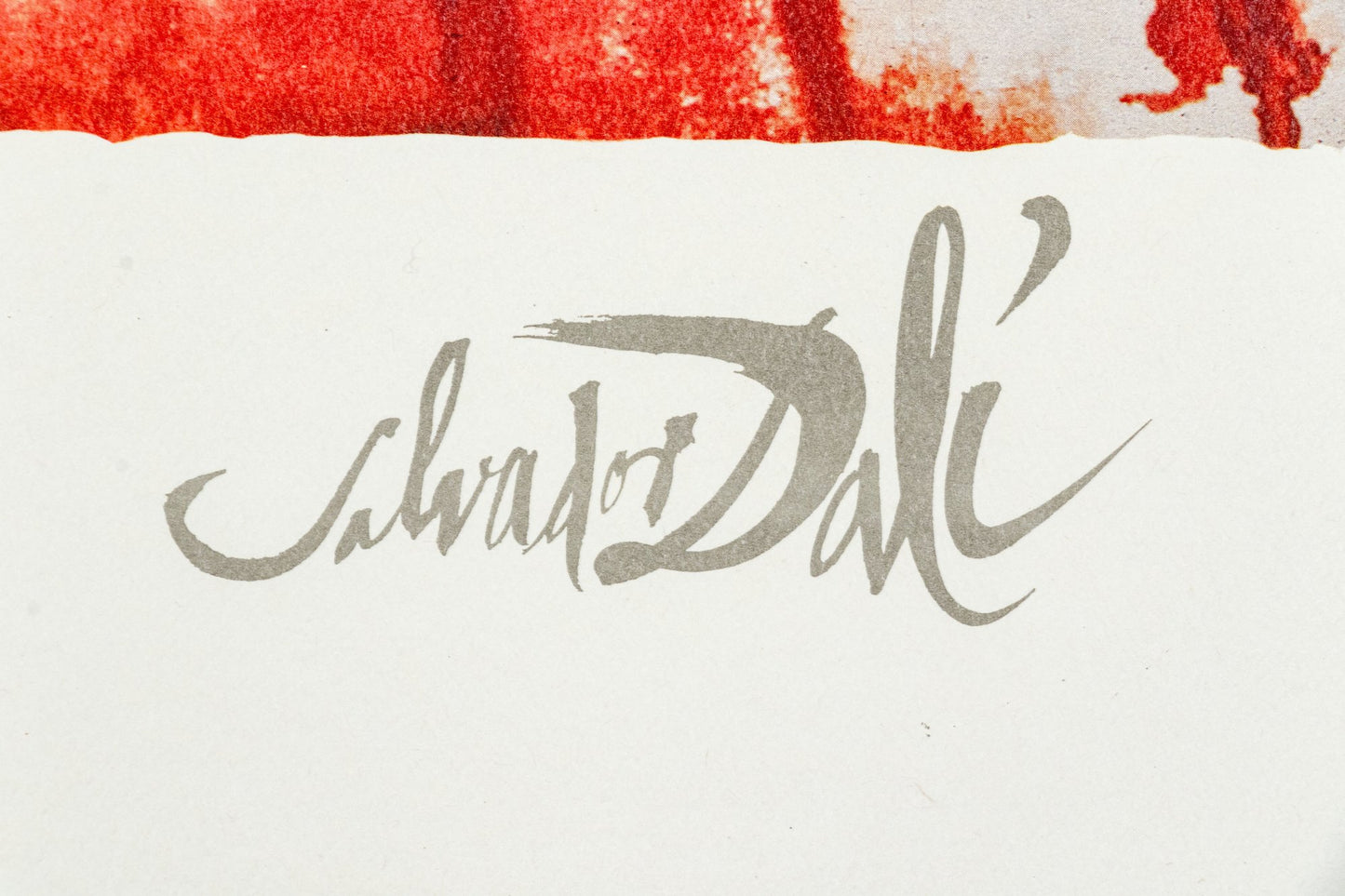 Suite Of Six After Salvador Dali Lithographic Prints On Paper by the Master Chromist Vincenzo Salermo