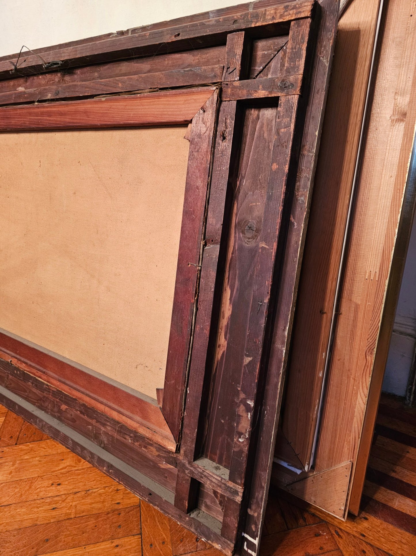 Very Large Antique Mountain Landscape Painting, Oil on Canvas, c. 1900, Antique Frame