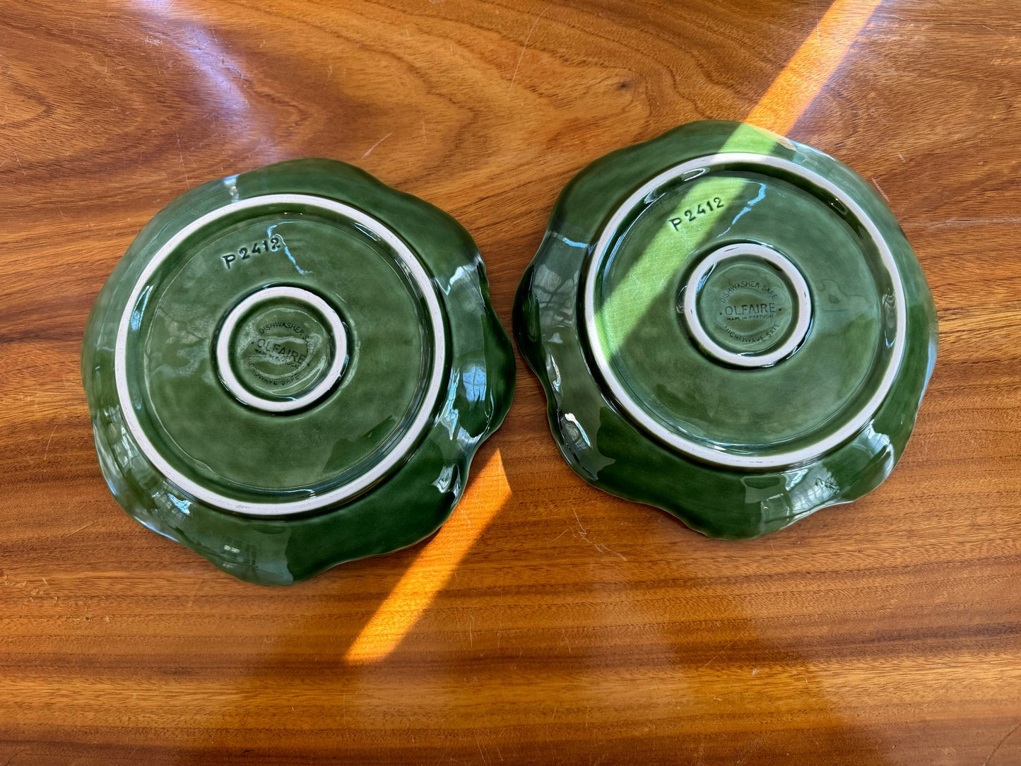 Olafaire And Bordallo Cabbageware With Pineapple Charger