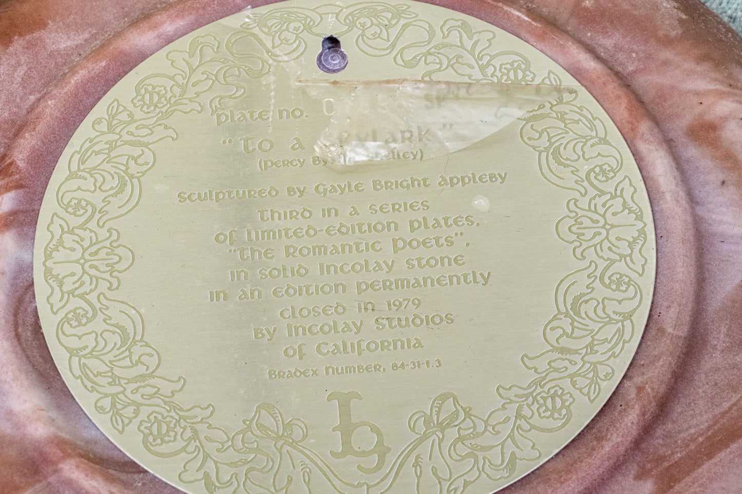 Unique Assembled Collection Of Fifteen Relief Decorated Ceramic Plates