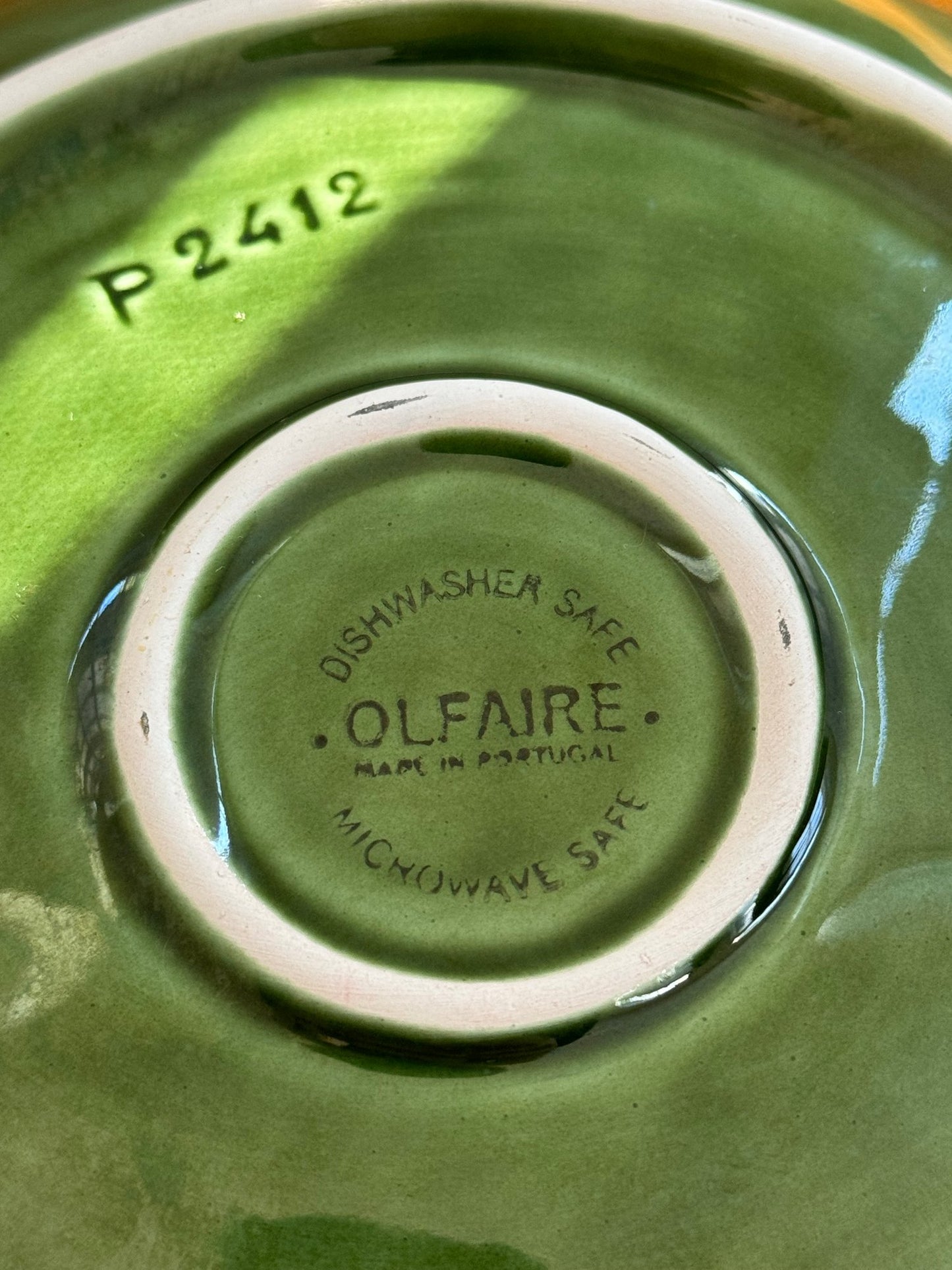 Olafaire And Bordallo Cabbageware With Pineapple Charger