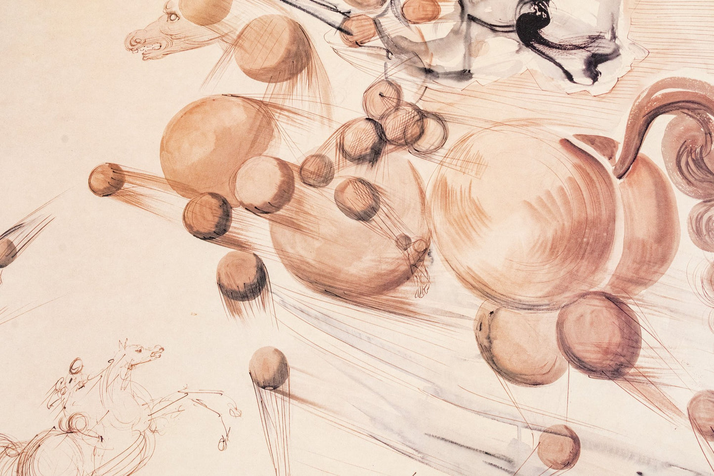 Suite Of Six After Salvador Dali Lithographic Prints On Paper by the Master Chromist Vincenzo Salermo