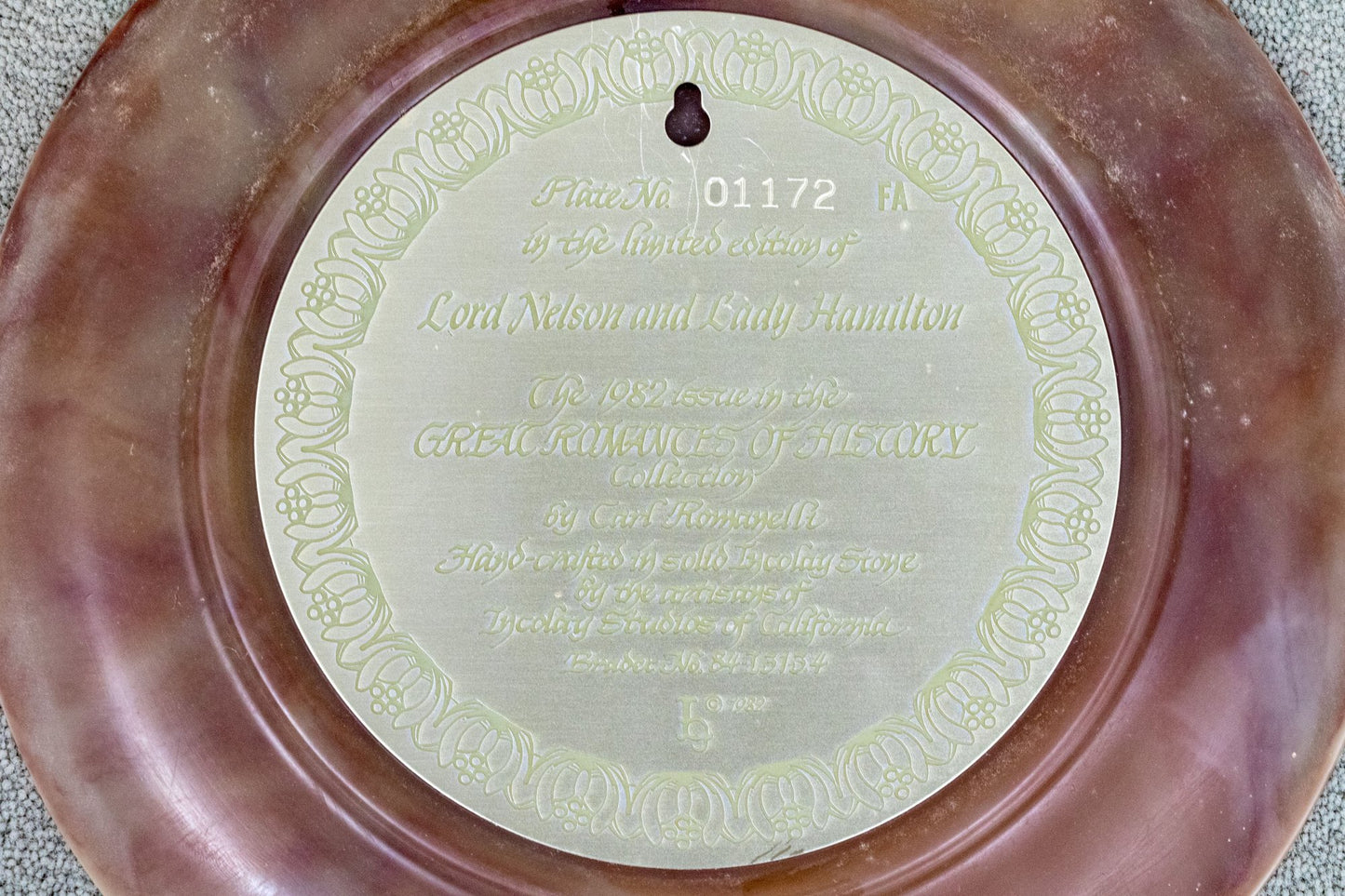 Unique Assembled Collection Of Fifteen Relief Decorated Ceramic Plates