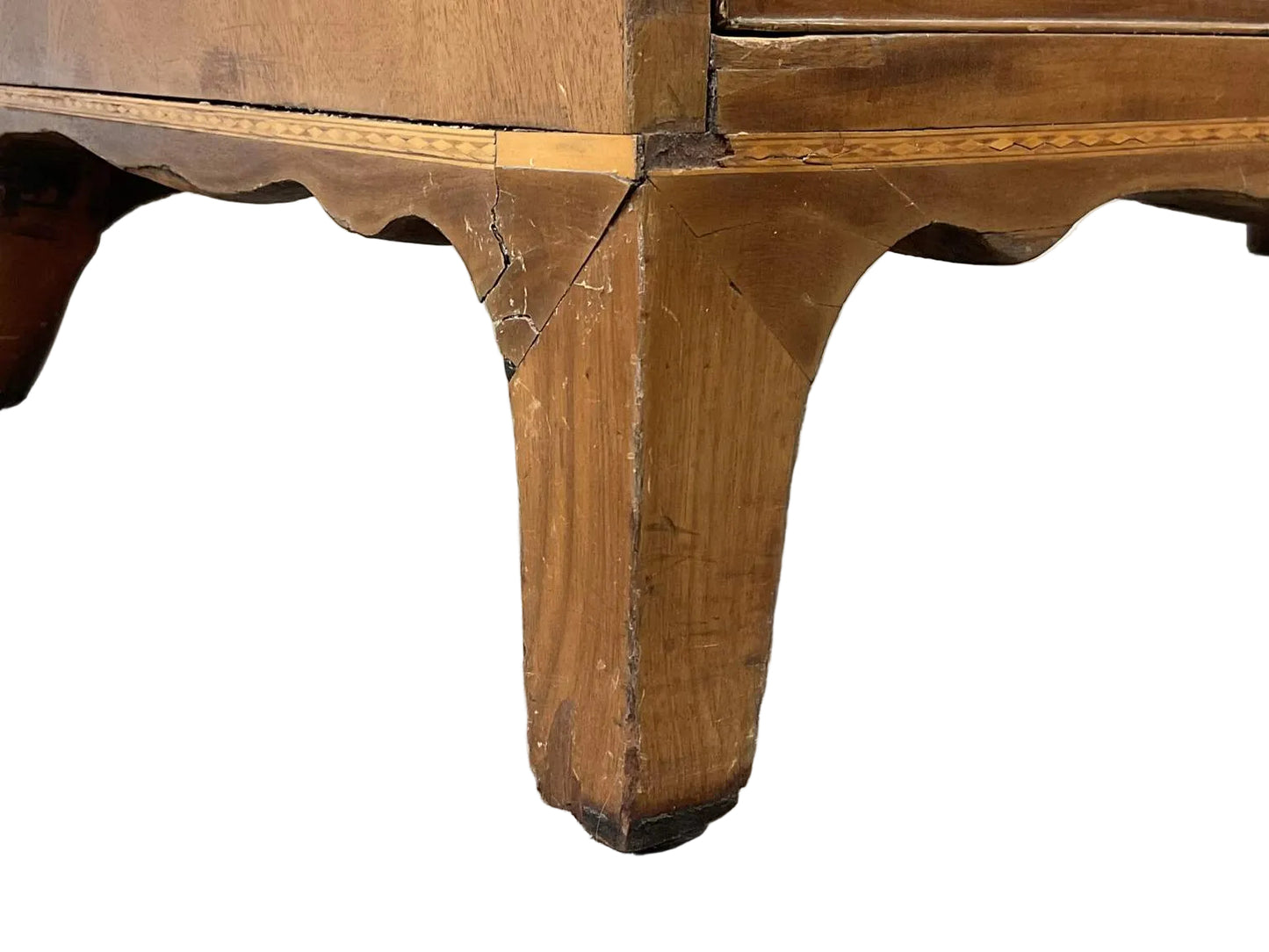 Antique Early 1800 Georgian English Secretaire Cabinet, Walnut