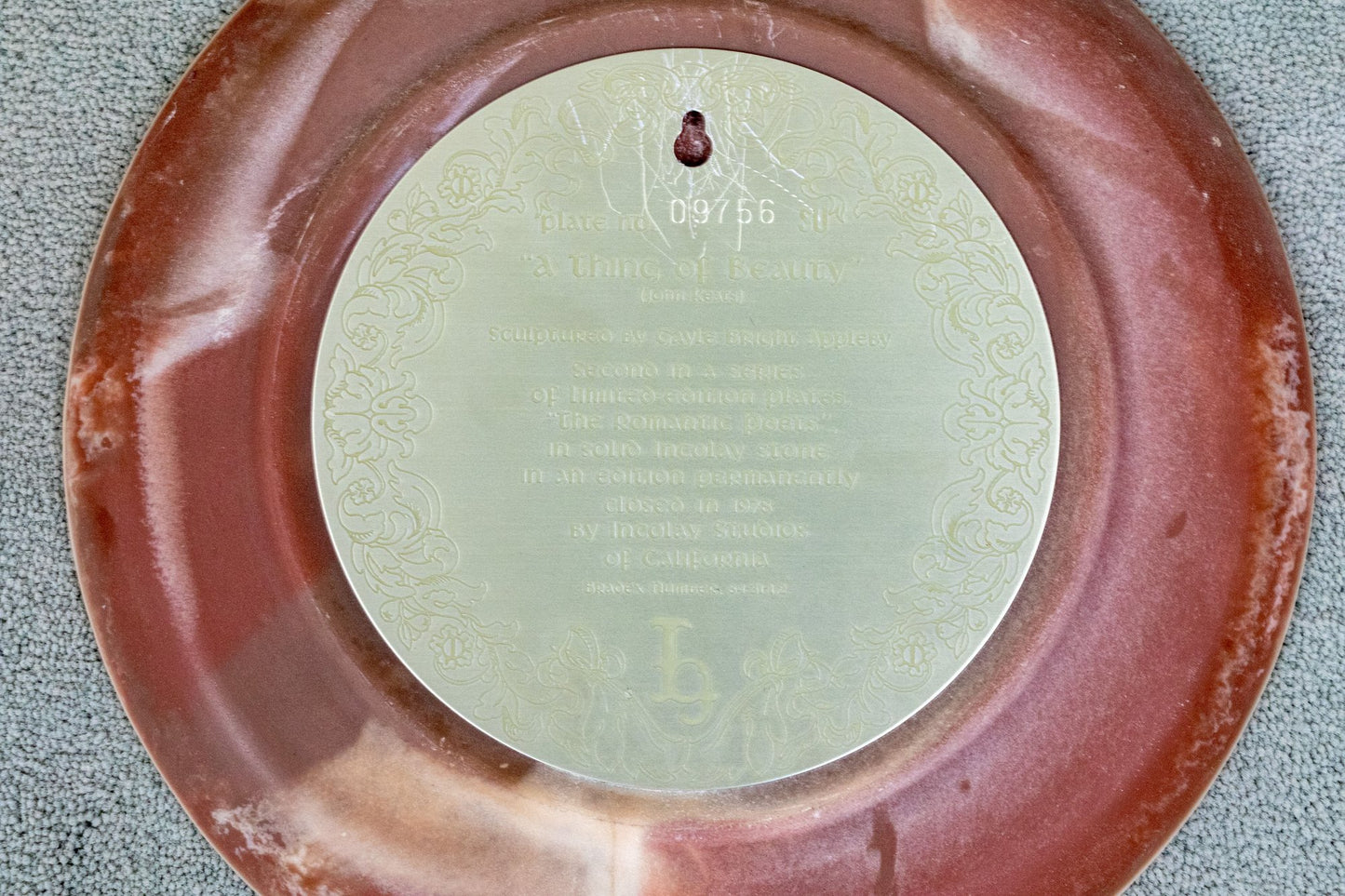 Unique Assembled Collection Of Fifteen Relief Decorated Ceramic Plates