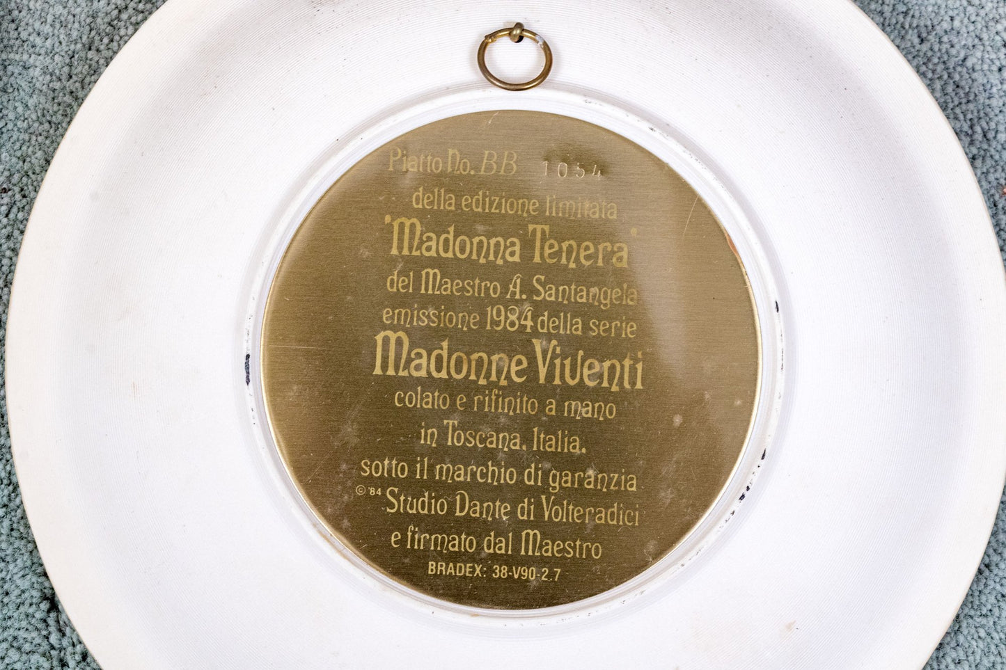 Unique Assembled Collection Of Fifteen Relief Decorated Ceramic Plates