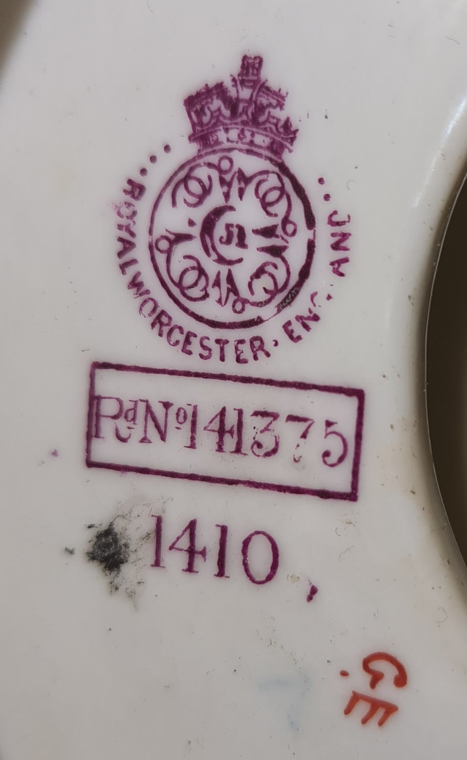 Royal Worchester Urn c. 1875