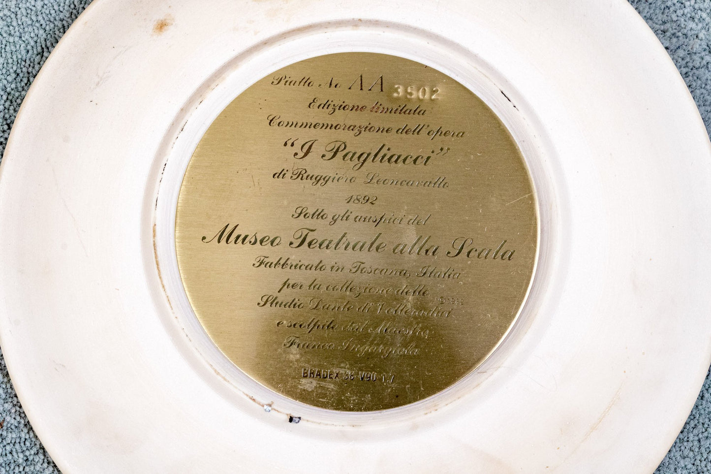 Unique Assembled Collection Of Fifteen Relief Decorated Ceramic Plates
